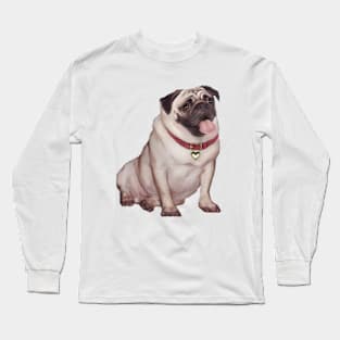 Pug Long Sleeve T-Shirt